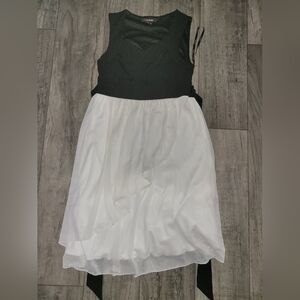 Elegant Black and White Kids Dress